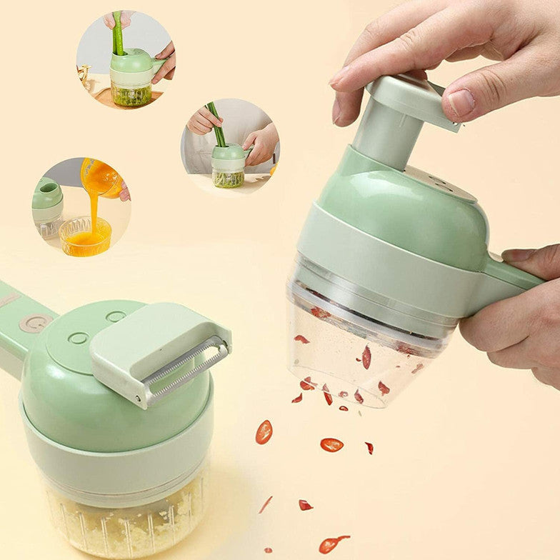 Portable 4-in-1 Food Cutter