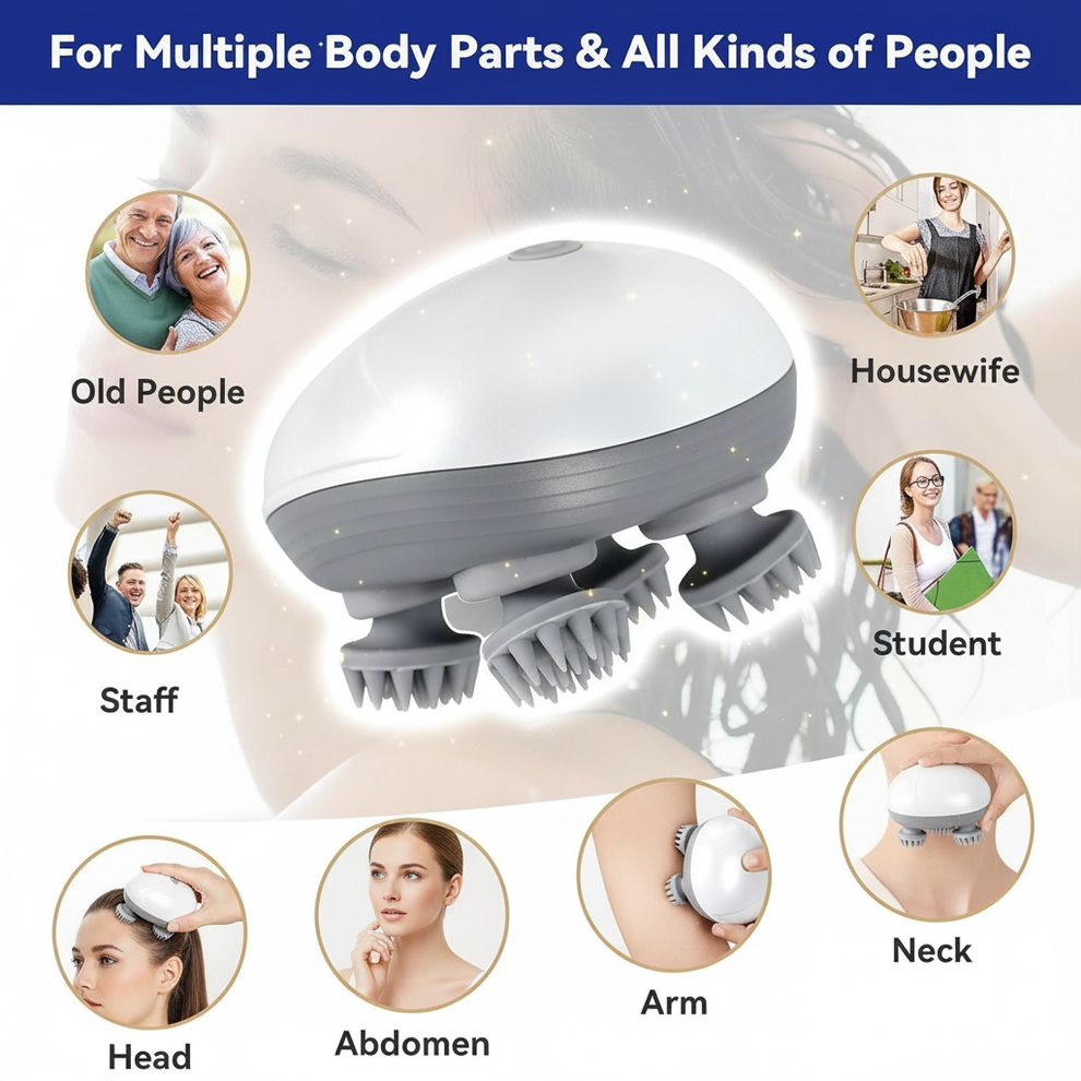 Electric Scalp & Head Massager